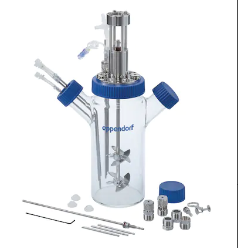德國艾本德Eppendorf,DASGIP?罐體DS1000ODSP,2x斜葉槳,400mL–1.2L,2xGL45口側臂,頂部驅(qū)動,光照生物反應器,2pitched-blade impellers